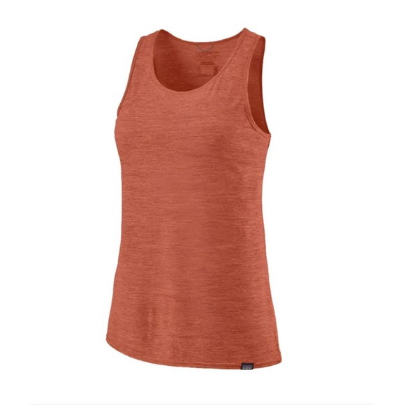 Patagonia Orange Womens Capilene Cool Daily Tank Top - Picture 1 of 4